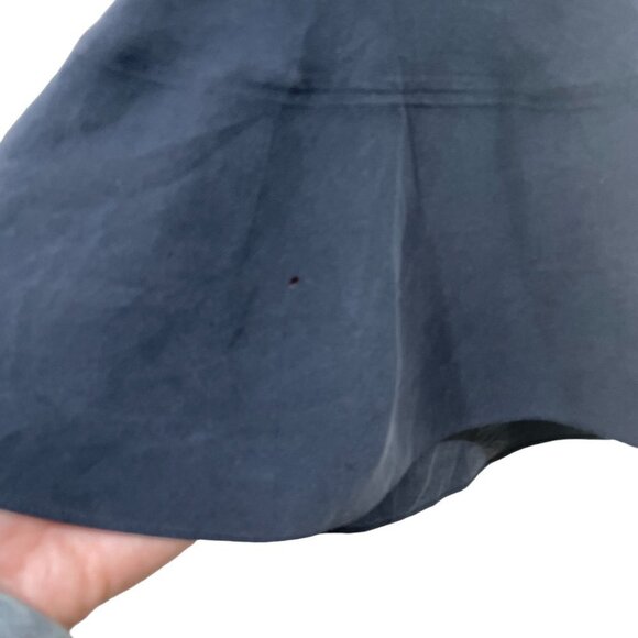 See By Chloe Size US 8 100% Silk Gray‎ Tie Waist Dress Lined Sleeveless Flawed! - Picture 10 of 10